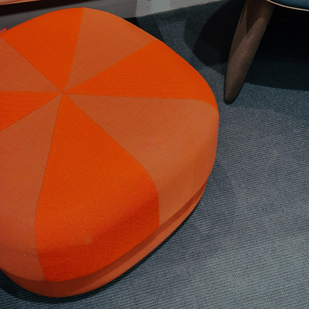 SAVE 50% Ex-Display Circus Pouf Duo Large Orange
